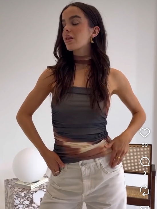 Bronze Snake Tops - Bronze Snake Gigi top